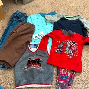 Lot of 7, 18 month boys clothes